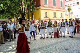 Traditional iso-polyphonic band of Gjirokastra